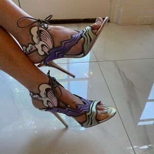 SOPHIA WEBSTER HEAVEN TEMPEST SLING BACK - NEVER WORN